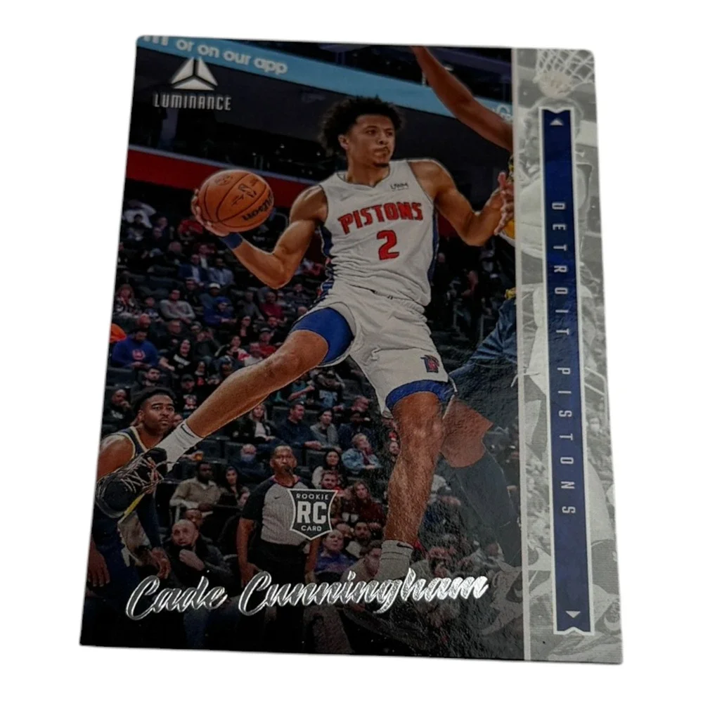 2021-22 Panini Chronicles Luminance Cade Cunningham Rookie Card RC 240 Pistons